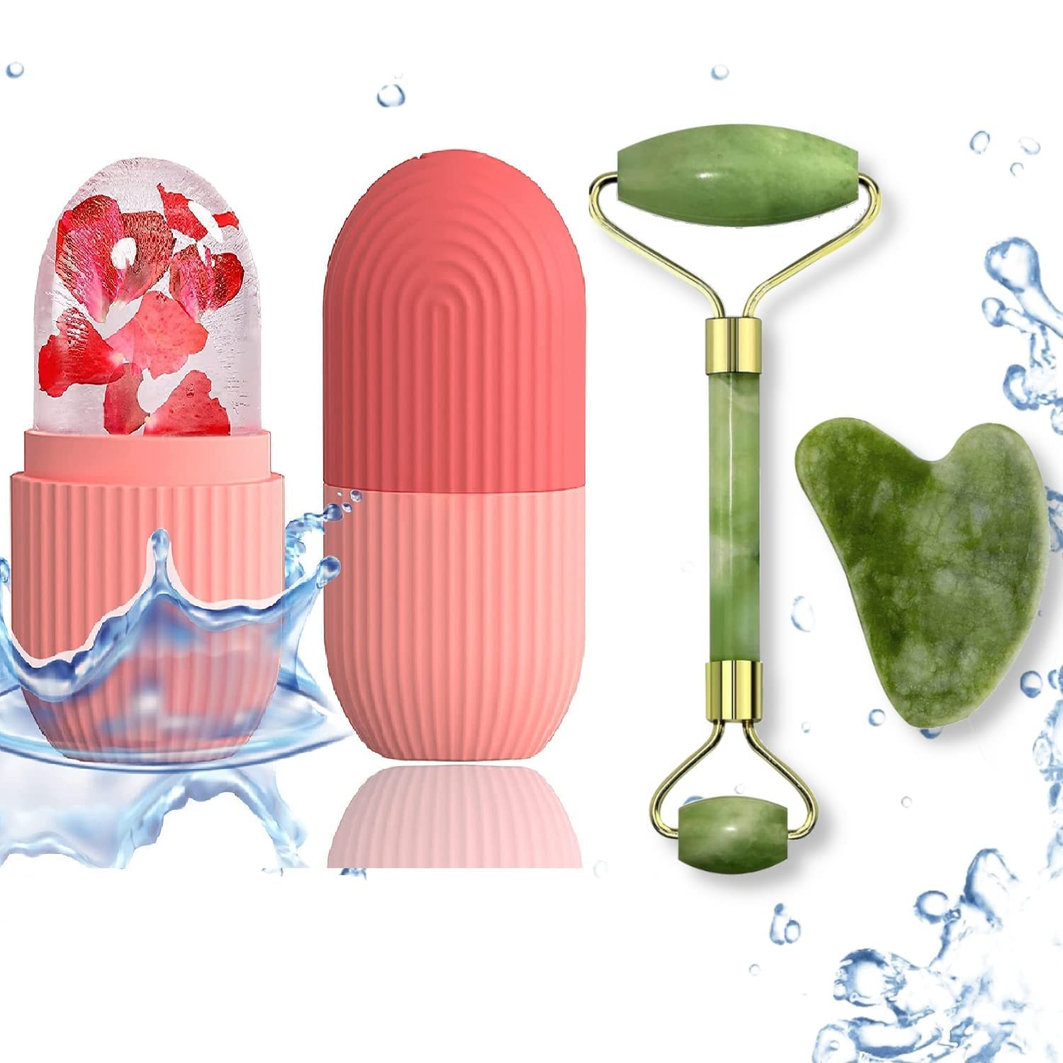 Роликовый массажер Face Stone Jade с камнем Гуаша и набором ледяных роликов Ролик для лица
Роликовый массажер Face Stone Jade с камнем Гуаша и набором ледяных роликов Ролик для лица