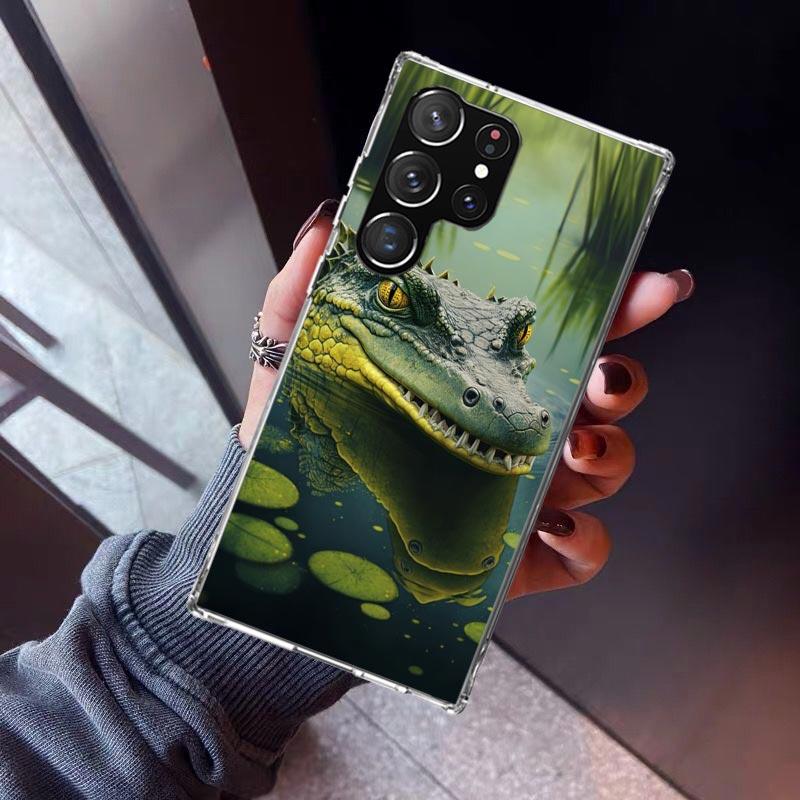 Crocodile Animal Phone Case For Samsung Galaxy S26 S25 Edge S24 S23 Ultra S22 Plus S21 S20 FE Soft TPU Back Cover Funda Galaxy S Samsung S24 Ultra
Crocodile Animal Phone Case For Samsung Galaxy S26 S25 Edge S24 S23 Ultra S22 Plus S21 S20 FE Soft TPU Back Cover Funda Galaxy S Samsung S24 Ultra