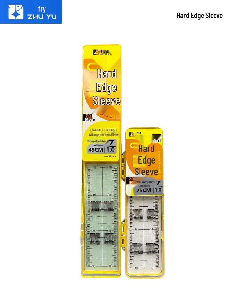 Sharp Sleeve Set: 25cm 20pcs/pack & 45cm Pre-tied Leader, Double Hook with Barbs/Without Barbs #5 0.6
Sharp Sleeve Set: 25cm 20pcs/pack & 45cm Pre-tied Leader, Double Hook with Barbs/Without Barbs #5 0.6