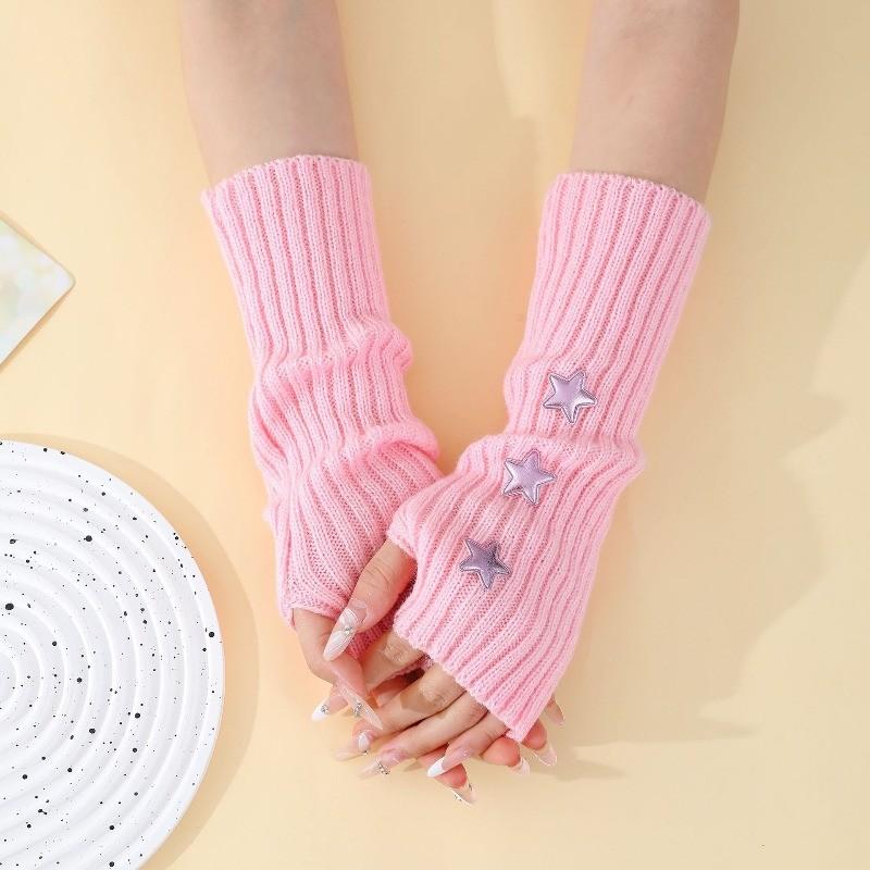 Women s Sweet Lolita Fingerless Gloves White Long Hand Gloves Warm Knitted Arm Sleeves Gothic Girls Cute Shiny Stars Arm Warmers розовый
Women s Sweet Lolita Fingerless Gloves White Long Hand Gloves Warm Knitted Arm Sleeves Gothic Girls Cute Shiny Stars Arm Warmers розовый