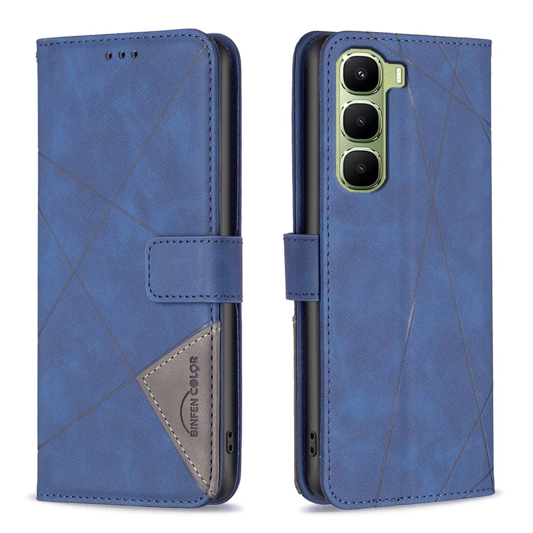 For Infinix Hot 60 Pro 4G Phone Case BINFEN COLOR Wallet Stand Geometry Imprinted Leather Cover Blue
For Infinix Hot 60 Pro 4G Phone Case BINFEN COLOR Wallet Stand Geometry Imprinted Leather Cover Blue