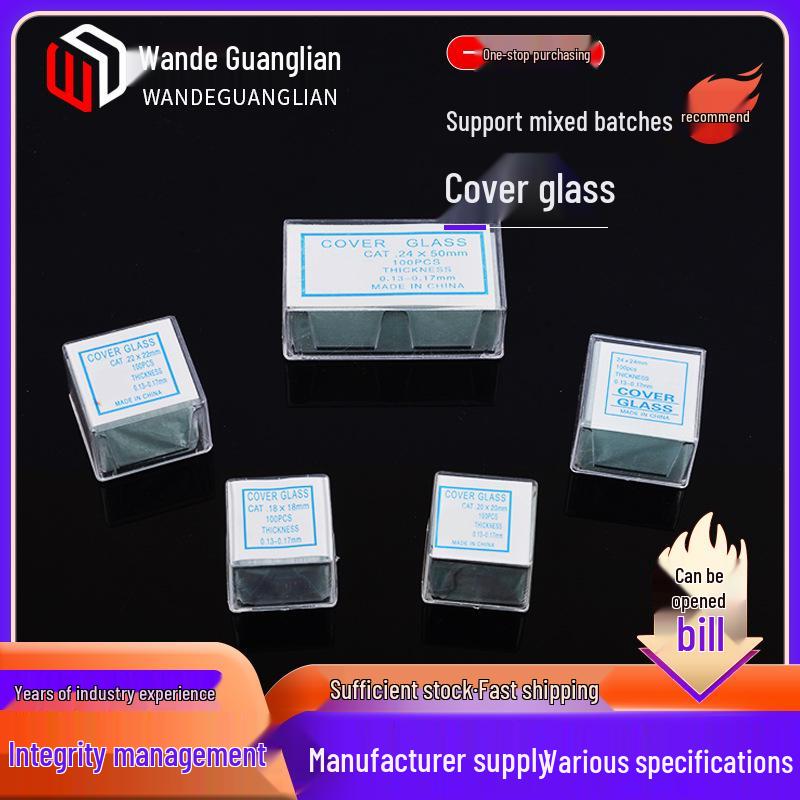 Microscope Coverslips: Sizes 18x18, 20x20, 22x22, 24x24, 24x32, 24x50 18*18 model
Microscope Coverslips: Sizes 18x18, 20x20, 22x22, 24x24, 24x32, 24x50 18*18 model