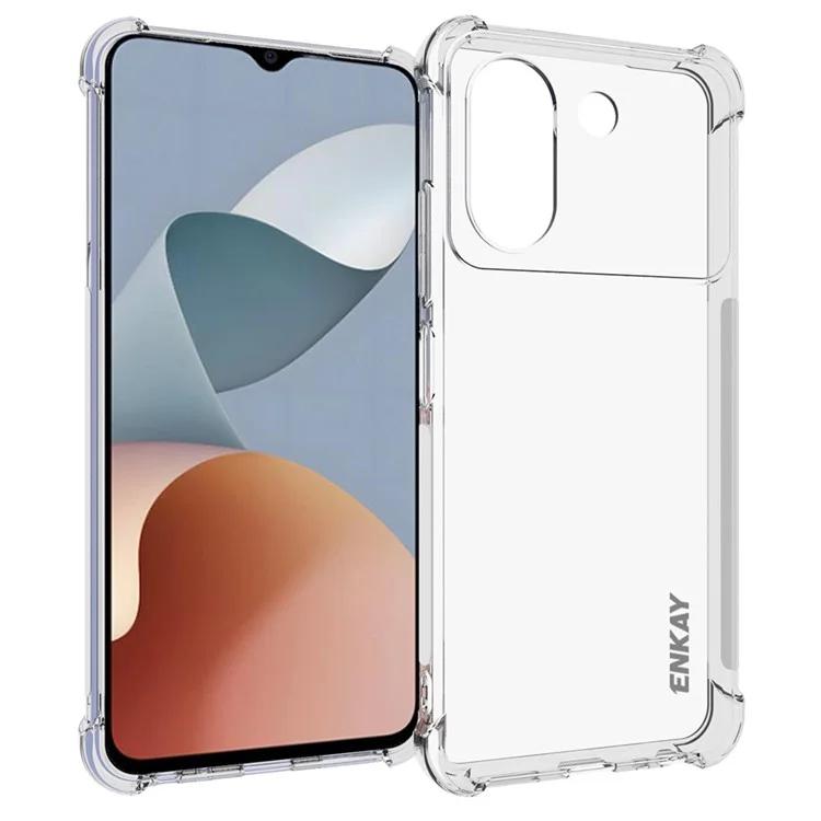 ENKAY HAT PRINCE для ZTE Blade A54 Чехлы для мобильных телефонов с утолщенными углами, прозрачный мягкий чехол из ТПУ
ENKAY HAT PRINCE для ZTE Blade A54 Чехлы для мобильных телефонов с утолщенными углами, прозрачный мягкий чехол из ТПУ