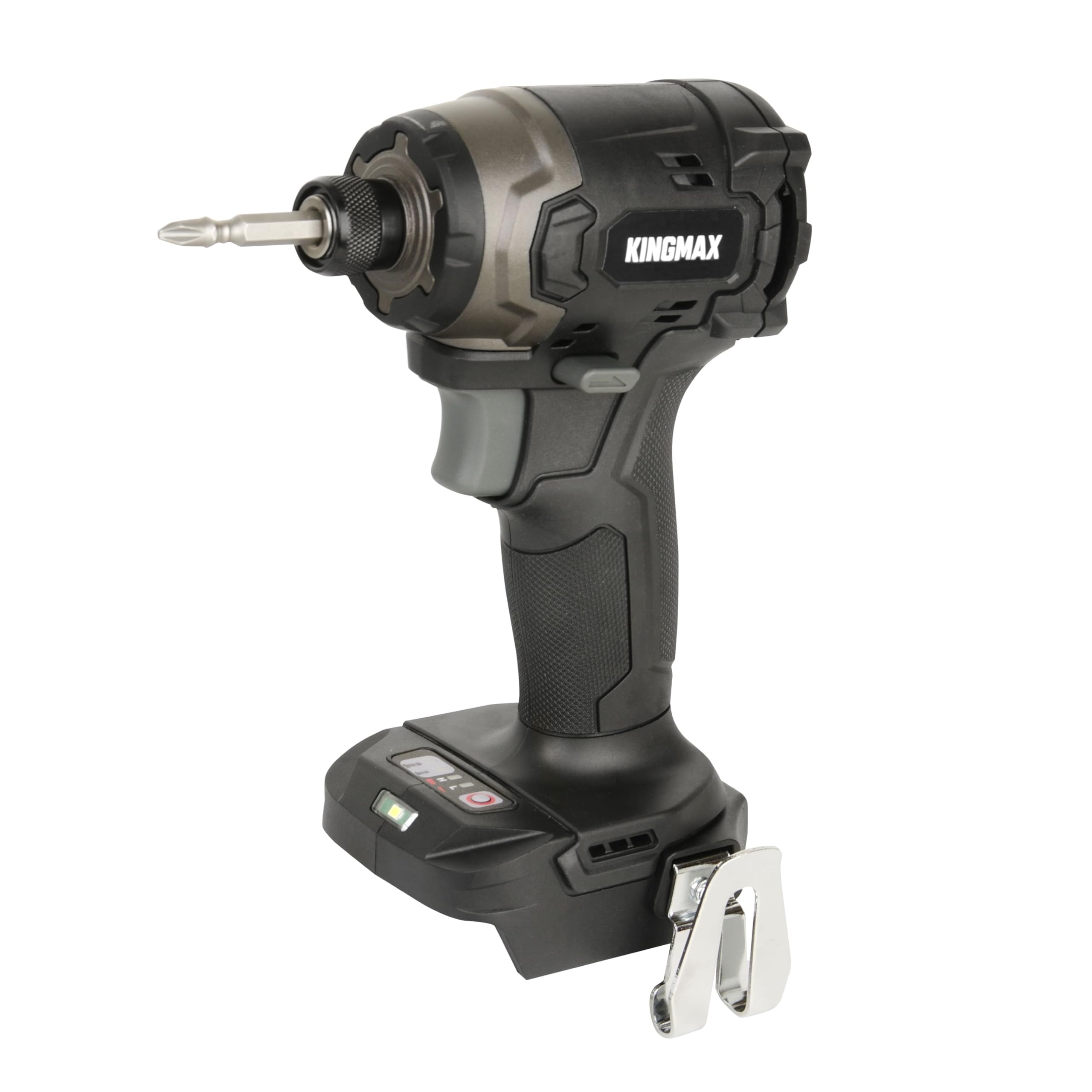 KINGMAX Ударний шуруповерт, сумісний з Makita, 18В, акумуляторний, макс. крутний момент 250 Нм, 4 режими перемикання, високопродуктивний безщітковий двигун, світлодіодне підсвічування, акумулятор та
KINGMAX Ударний шуруповерт, сумісний з Makita, 18В, акумуляторний, макс. крутний момент 250 Нм, 4 режими перемикання, високопродуктивний безщітковий двигун, світлодіодне підсвічування, акумулятор та