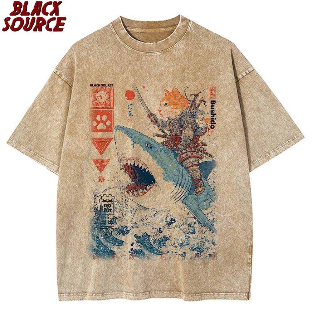 T black source cat Mens linen shirt Henry ukiyoe S
T black source cat Mens linen shirt Henry ukiyoe S