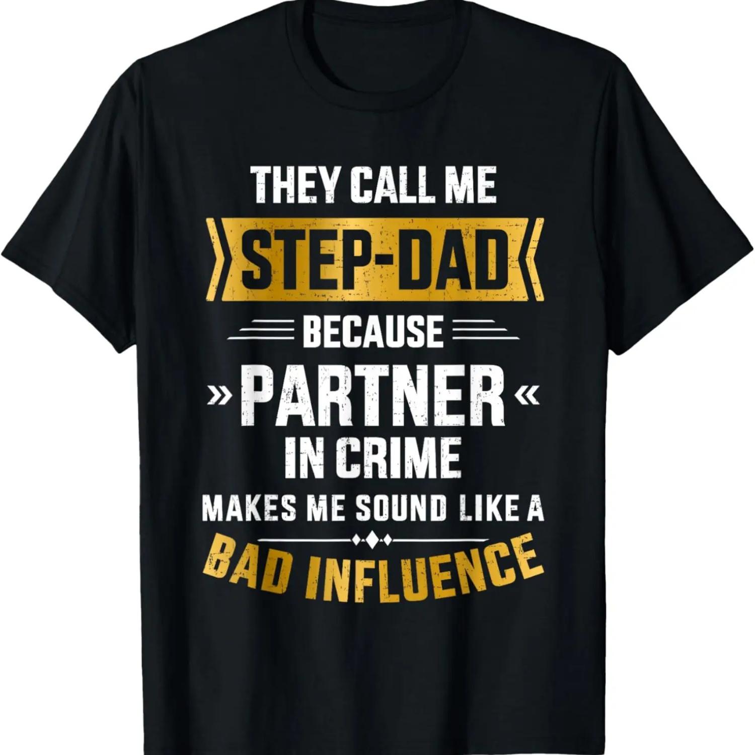 Call me step-dad partner in crime for father s day T-Shirt XXXXXL чёрный
Call me step-dad partner in crime for father s day T-Shirt XXXXXL чёрный