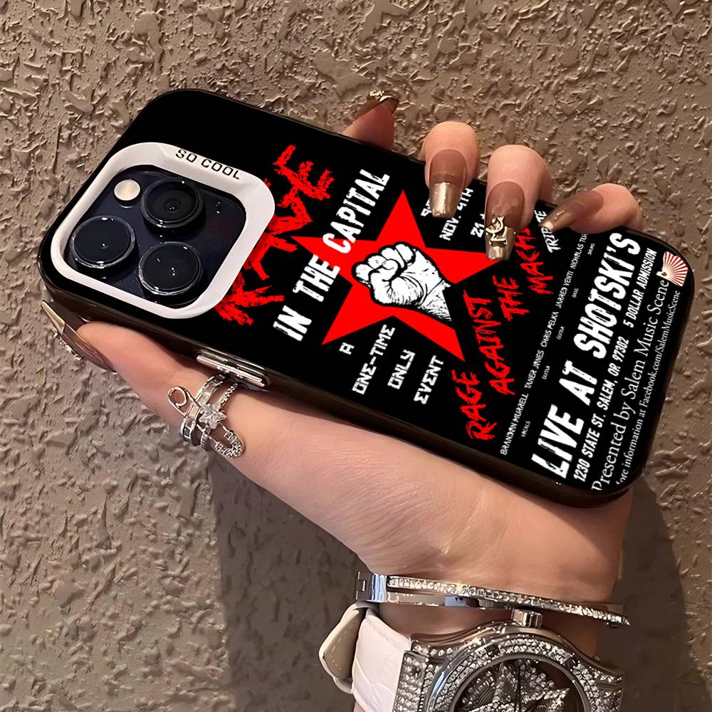 R-Rage A-Against T-The M-Machine Band Phone Case Color Silver Shell For IPhone 17 16 15 14 13 12 11 Pro Max Plus iPhone 12pro max
R-Rage A-Against T-The M-Machine Band Phone Case Color Silver Shell For IPhone 17 16 15 14 13 12 11 Pro Max Plus iPhone 12pro max