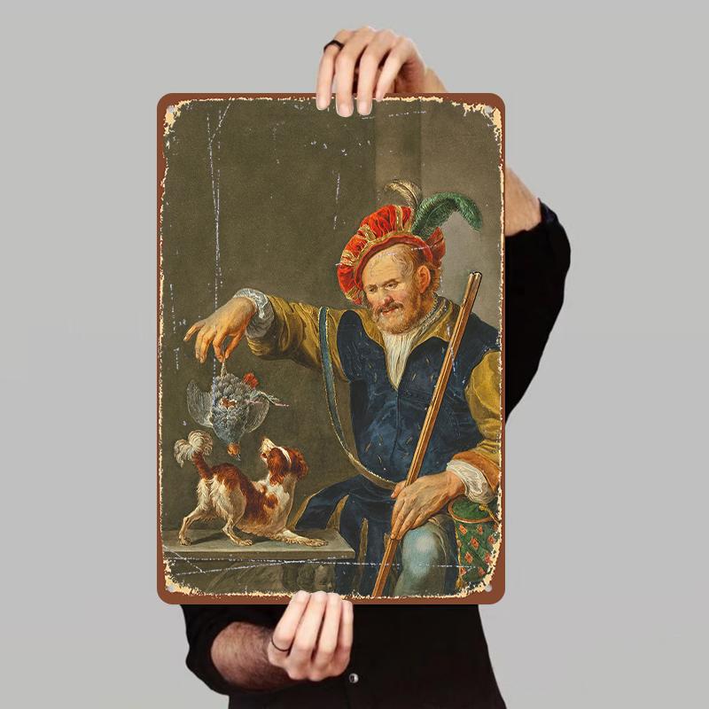 Vintage Gentleman Playing with Dog Metal Wall Art European Character Home Decor for Living Room Study Room 7.9x11.8In(20x30cm)
Vintage Gentleman Playing with Dog Metal Wall Art European Character Home Decor for Living Room Study Room 7.9x11.8In(20x30cm)