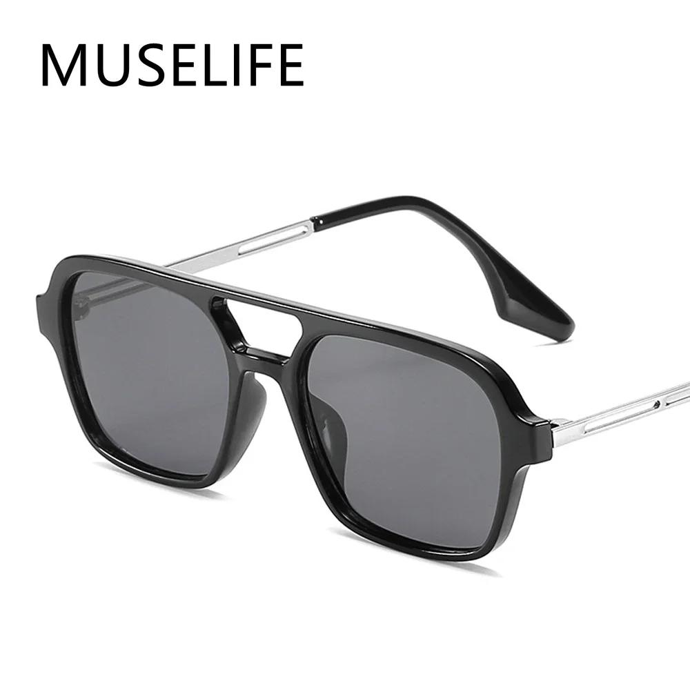MUSELIFE Double Bridges Sunglasses Women Fashion Ladies Sun Glasses Female Vintage Shades Oculos de sol Feminino UV400 As Picture
MUSELIFE Double Bridges Sunglasses Women Fashion Ladies Sun Glasses Female Vintage Shades Oculos de sol Feminino UV400 As Picture