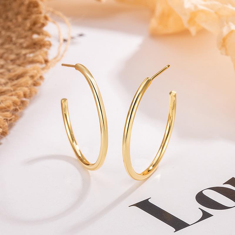 925 Sterling Silver Vintage Earrings For Women Trendy Simple Big Circle Earring Jewelry Prevent Allergy Party Accessories
925 Sterling Silver Vintage Earrings For Women Trendy Simple Big Circle Earring Jewelry Prevent Allergy Party Accessories