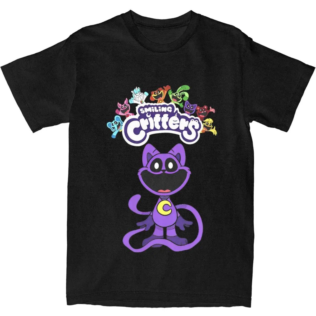 CatNap Smiling Critters T-Shirt Beach Aesthetic T-Shirts Cotton Leisure Tshirt For Couple Short Sleeve Custom Logo Tees XXXL
CatNap Smiling Critters T-Shirt Beach Aesthetic T-Shirts Cotton Leisure Tshirt For Couple Short Sleeve Custom Logo Tees XXXL