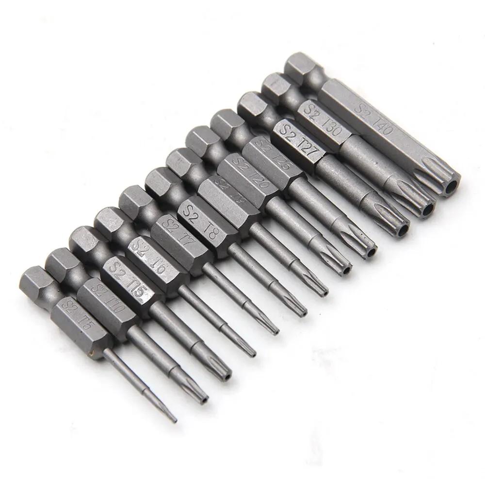 Alloy Steel Hardened 12 Piece Hollow Blade Screwdriver Bits Length S2 Hex Handle Screwdriver Bits, Electric Tool Drill Set, 50mm 50mm
Alloy Steel Hardened 12 Piece Hollow Blade Screwdriver Bits Length S2 Hex Handle Screwdriver Bits, Electric Tool Drill Set, 50mm 50mm