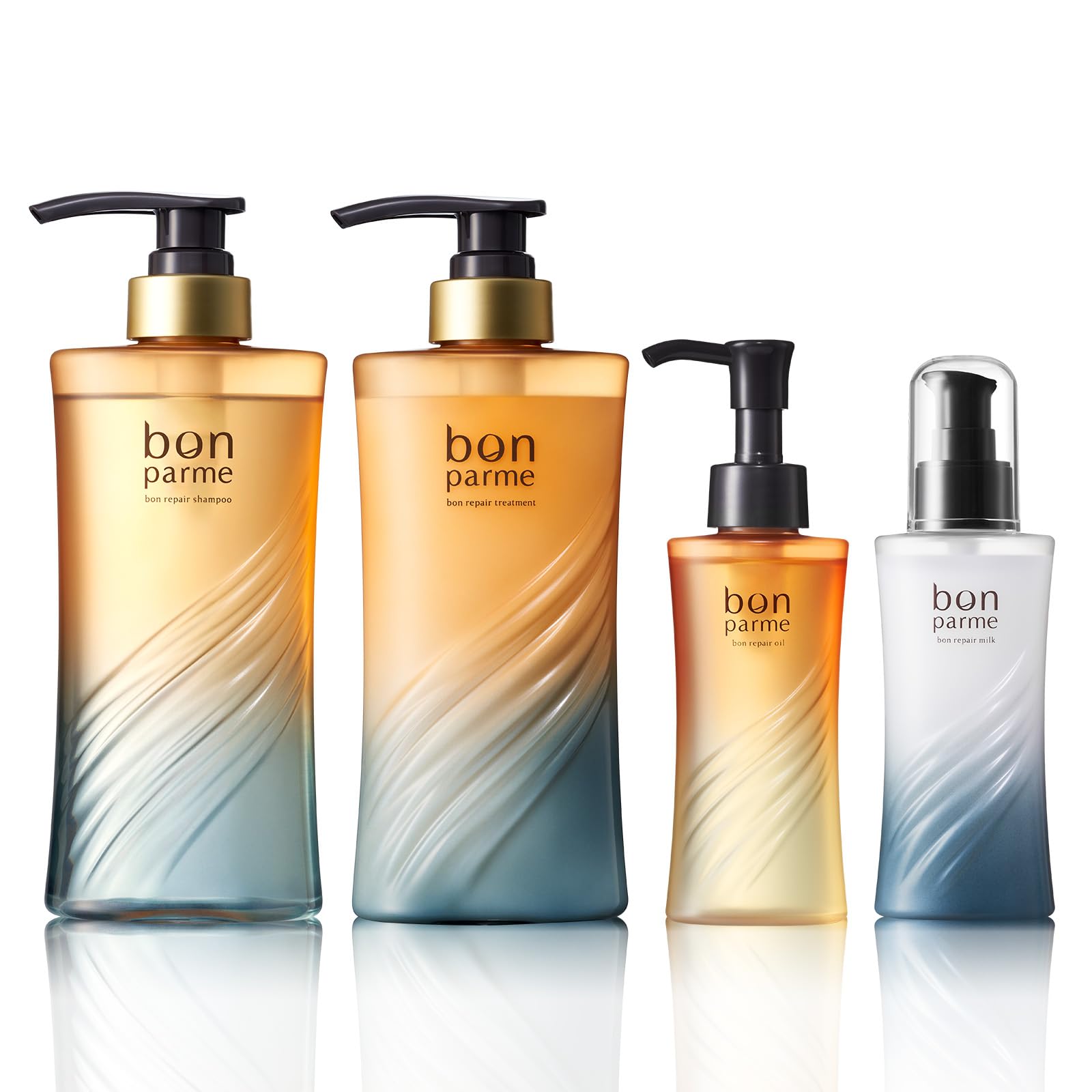 Bonparme Repair Series Oil Milk Set: Hair Oil and Hair Milk, 100ml each (Bottle Set)
Bonparme Repair Series Oil Milk Set: Hair Oil and Hair Milk, 100ml each (Bottle Set)