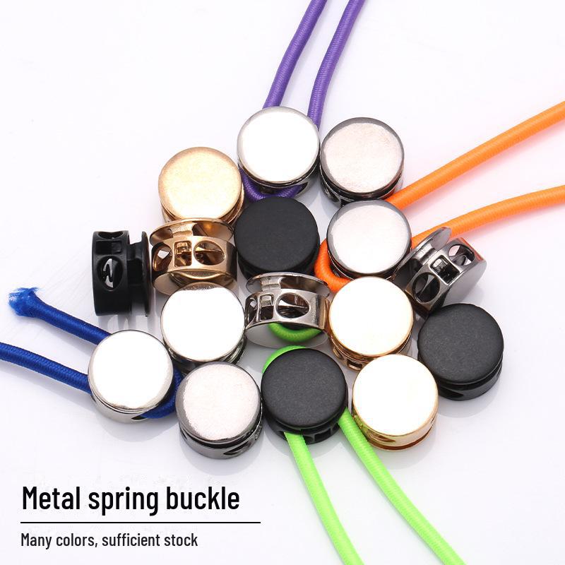 Металлическая пружинная пряжка с двумя отверстиями для регулировки шляпы и брюк 
Металлическая пружинная пряжка с двумя отверстиями для регулировки шляпы и брюк