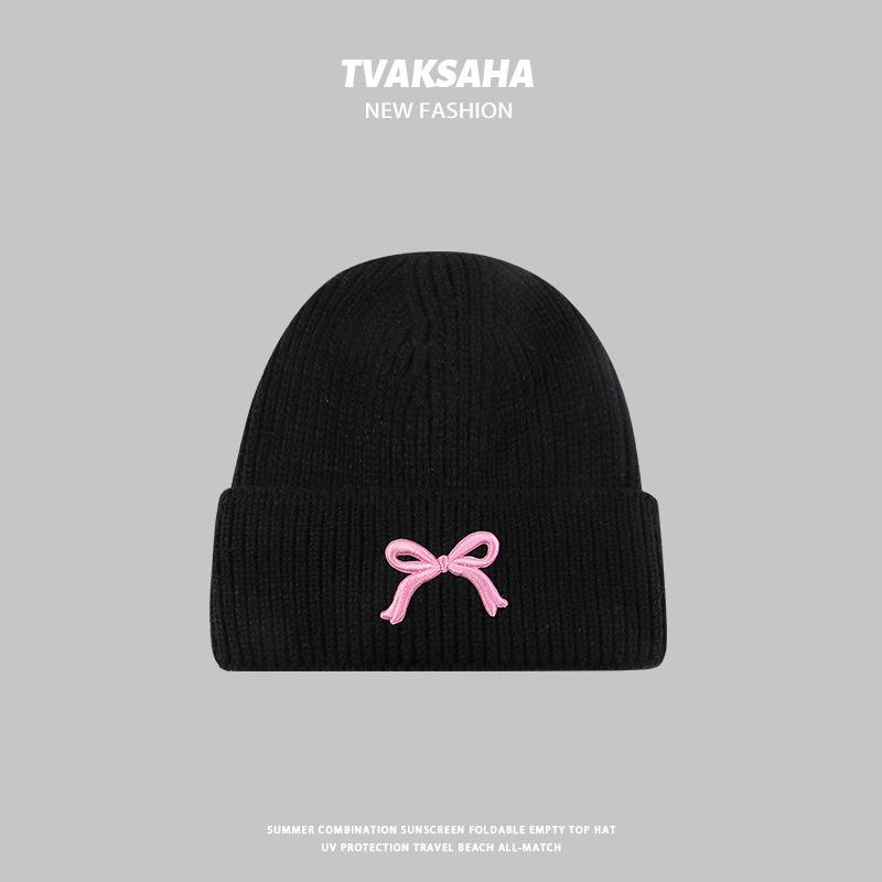 Bow knitted hat Korean version versatile face small wool hat outdoor thermal cover cold hat tide One size fits all
Bow knitted hat Korean version versatile face small wool hat outdoor thermal cover cold hat tide One size fits all