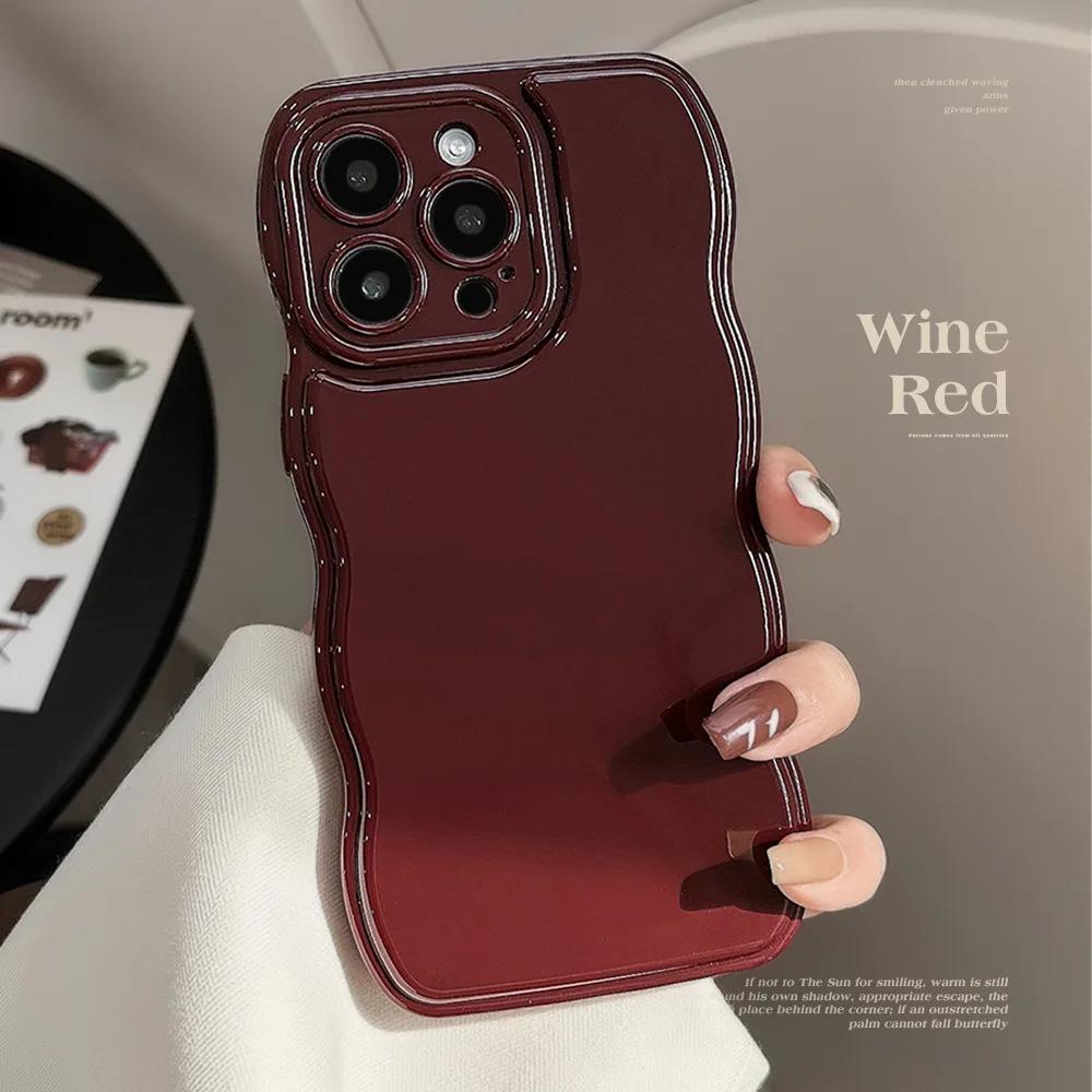Soft Solid Color Curly Wavy Phone Case for IPhone 16 15 14 13 12 11 Pro Max 14 Plus Plain Silicone Shockproof Bumper Back Cover iPhone 14 Pro
Soft Solid Color Curly Wavy Phone Case for IPhone 16 15 14 13 12 11 Pro Max 14 Plus Plain Silicone Shockproof Bumper Back Cover iPhone 14 Pro