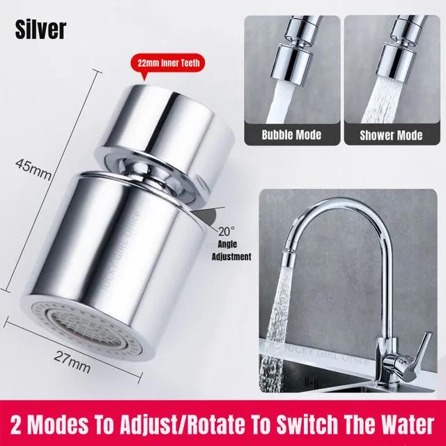 Kitchen Faucet Spray Head 360° Universal Swivel Dual Mode Faucet Bubbler Bathroom Pressurization Anti Splash Extender Nozzle
Kitchen Faucet Spray Head 360° Universal Swivel Dual Mode Faucet Bubbler Bathroom Pressurization Anti Splash Extender Nozzle