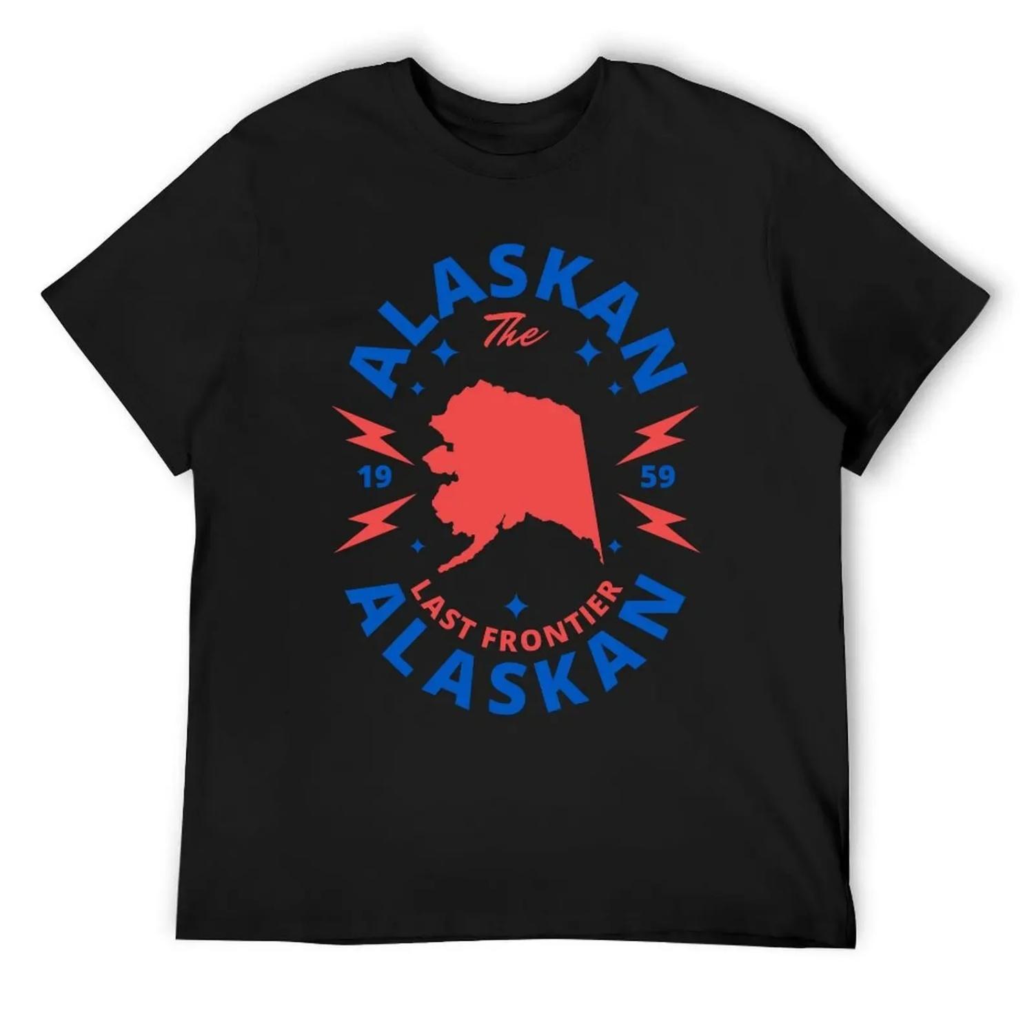 Alaskan - Alaska State Map Badge - The Last Frontier T-Shirt anime stuff Blouse mens graphic t-shirts XXXXXL
Alaskan - Alaska State Map Badge - The Last Frontier T-Shirt anime stuff Blouse mens graphic t-shirts XXXXXL