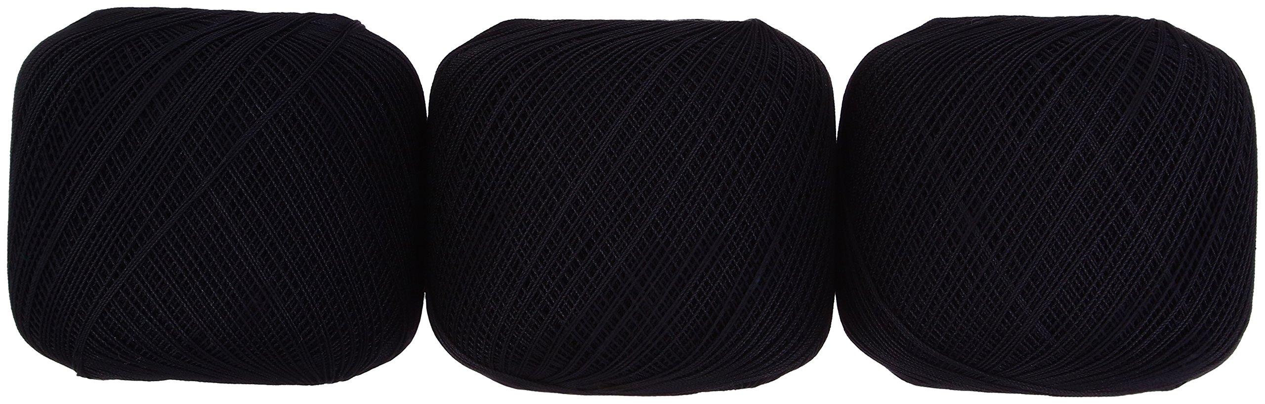 Yokota DARUMA Lace Set Yarn, #40 Col.2, Black, 50g, Approx. 412m, 3-Ball (2001-2012)
Yokota DARUMA Lace Set Yarn, #40 Col.2, Black, 50g, Approx. 412m, 3-Ball (2001-2012)