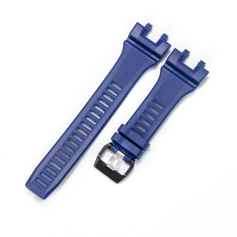 Полімерний ремінець для годинника, сумісний для Casio GBA-900-1 4A 7 900RD 900 жіночий гумовий спортивний браслет на зап ястя з пряжкою-штифтом темно-синього кольору
Полімерний ремінець для годинника, сумісний для Casio GBA-900-1 4A 7 900RD 900 жіночий гумовий спортивний браслет на зап ястя з пряжкою-штифтом темно-синього кольору