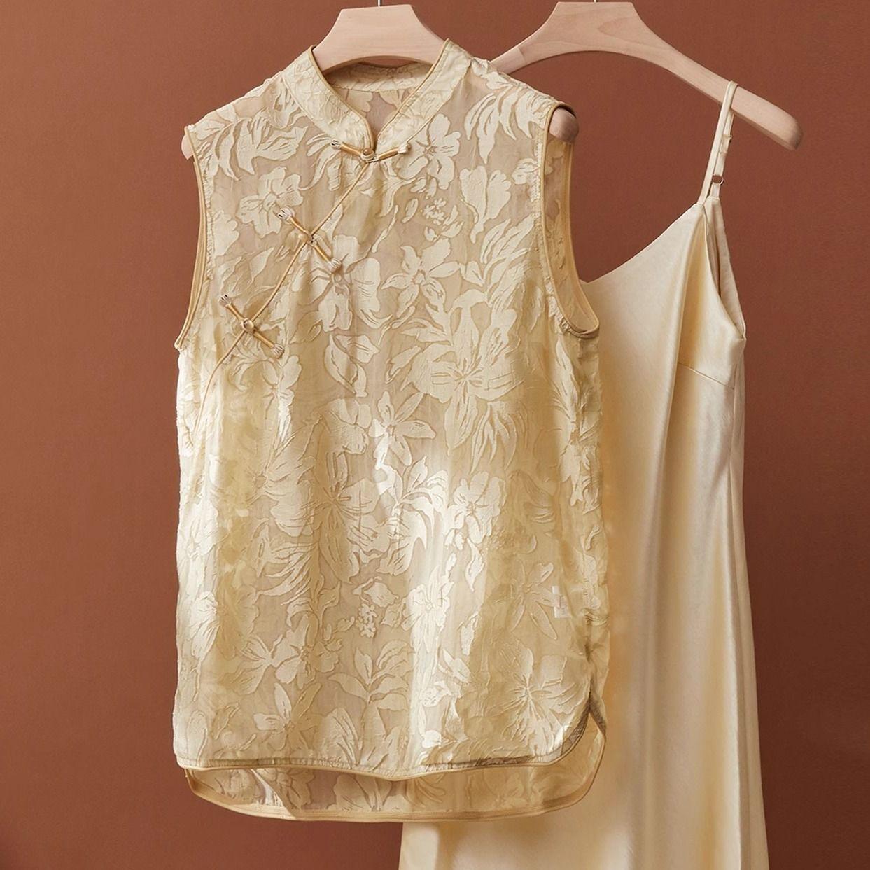 Jacquard Premium Plate Button Dark Pattern Sleeveless Shirt 2025 Summer Premium Women s Top M (recommended within 50kg) жовтий
Jacquard Premium Plate Button Dark Pattern Sleeveless Shirt 2025 Summer Premium Women s Top M (recommended within 50kg) жовтий