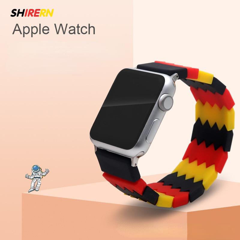 SHIRERN Applewatch 7 jelly color combination elastic strap iwatch strap se strap Apple 1-8 strap
SHIRERN Applewatch 7 jelly color combination elastic strap iwatch strap se strap Apple 1-8 strap