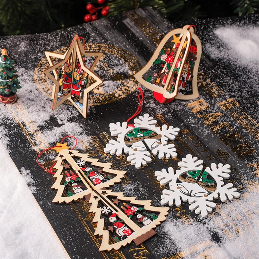 3D Wooden Snowflake Star Xmas Tree Pendants Creative Christmas Decoration Red White Xmas Tree Home Decors 2025 New Year Ornament 
3D Wooden Snowflake Star Xmas Tree Pendants Creative Christmas Decoration Red White Xmas Tree Home Decors 2025 New Year Ornament