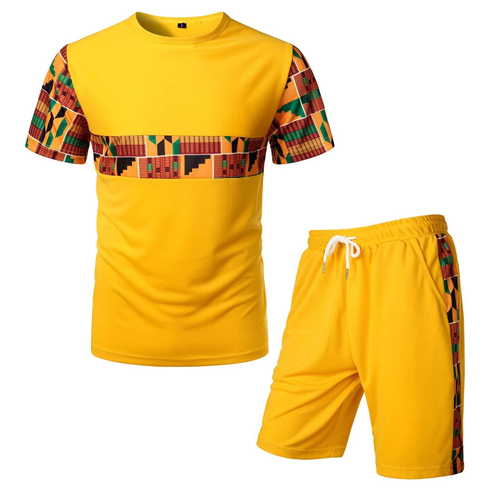 Мужская мода с рисунком и принтом в сетку, модные повседневные спортивные шорты с короткими рукавами, комплект топов XXL жёлтый
Мужская мода с рисунком и принтом в сетку, модные повседневные спортивные шорты с короткими рукавами, комплект топов XXL жёлтый