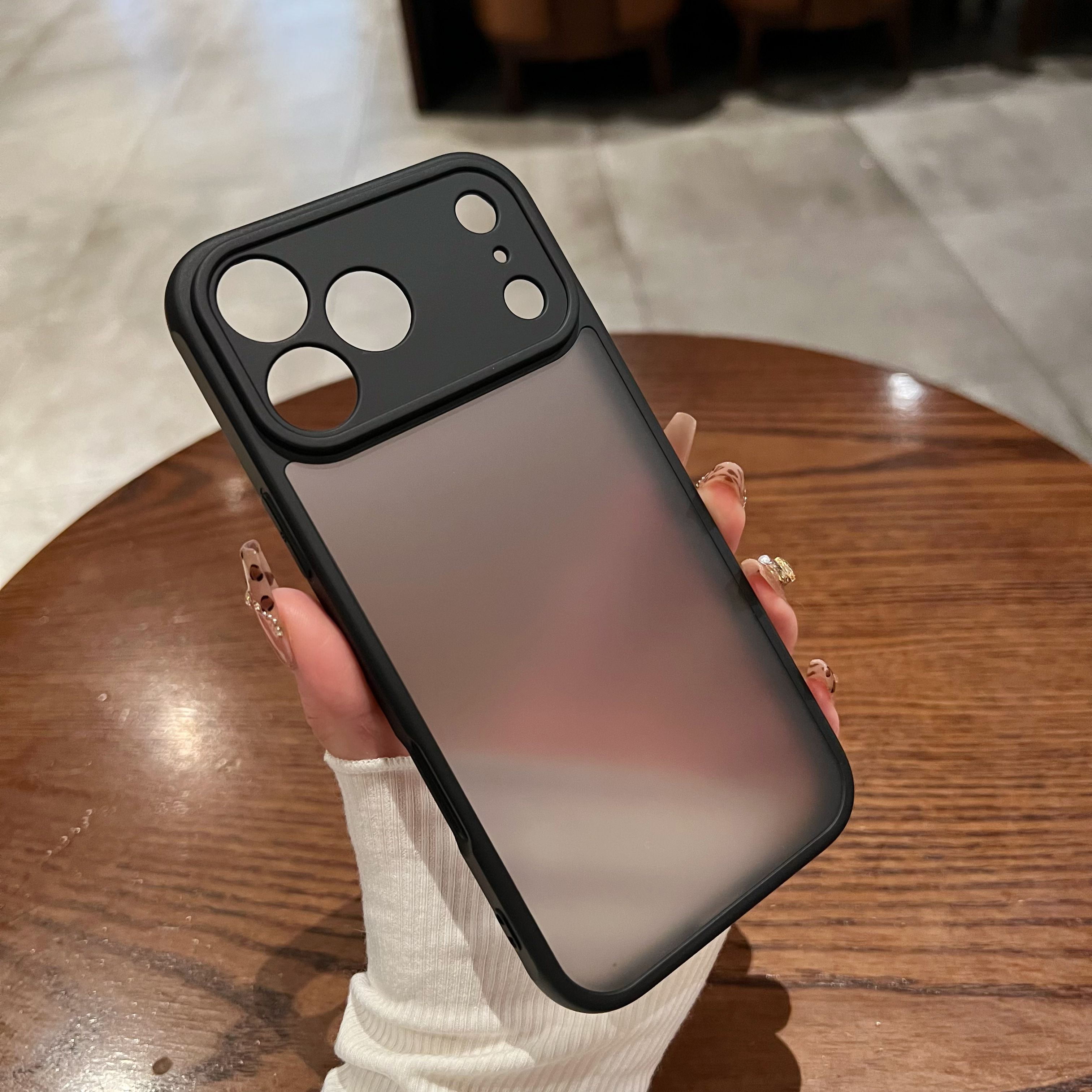 Frosted Shockproof Hard Back Phone Case For iPhone 17 Air 16 15 14 13 12 Pro Max Plus Black Translucent Hybrid Protection Cover iPhone 13 Pro
Frosted Shockproof Hard Back Phone Case For iPhone 17 Air 16 15 14 13 12 Pro Max Plus Black Translucent Hybrid Protection Cover iPhone 13 Pro
