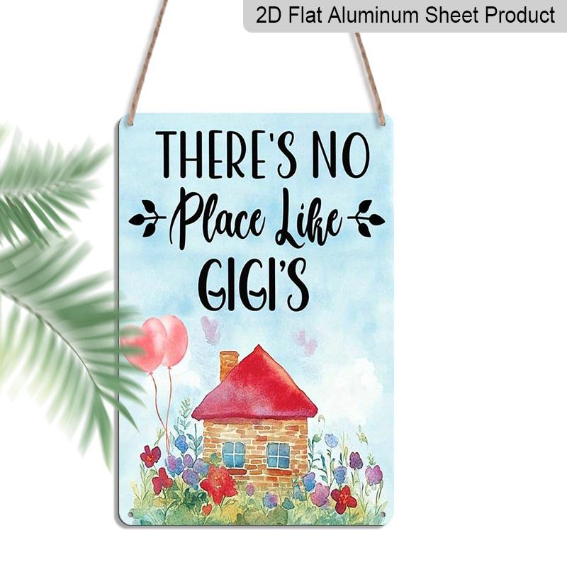 2D Flat Decorative 8×12 Inch Aluminum Plaque Metal Sign | There s No Place Like Gigi s Watercolor House & Floral Design, Mother s Day Gift, Ideal for 20*30cm
2D Flat Decorative 8×12 Inch Aluminum Plaque Metal Sign | There s No Place Like Gigi s Watercolor House & Floral Design, Mother s Day Gift, Ideal for 20*30cm