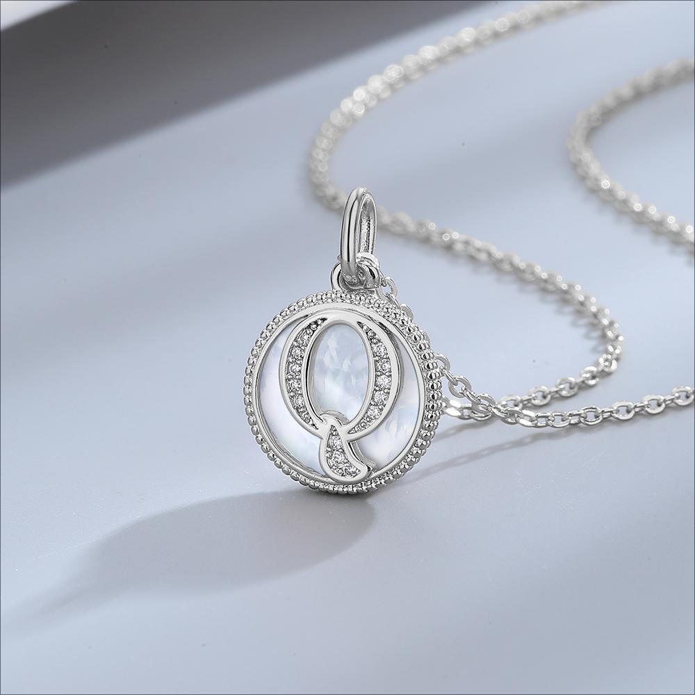 S Silver Letter Necklace Engagement Wedding Gift for Women Pendants Chain Necklace Gift Wholesale
S Silver Letter Necklace Engagement Wedding Gift for Women Pendants Chain Necklace Gift Wholesale