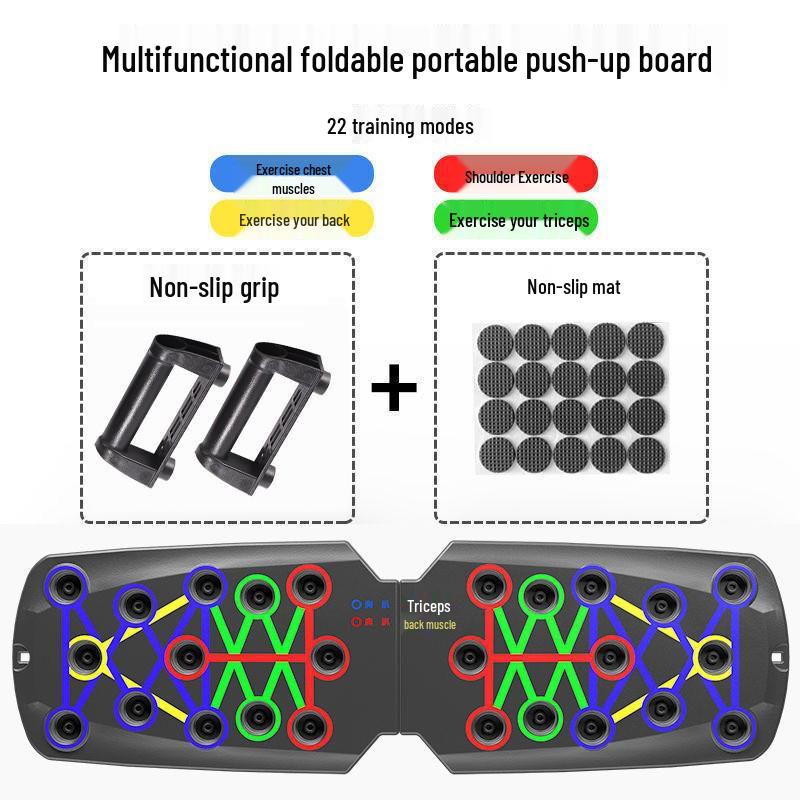 Multifunctional Push-Up Board: Foldable Chest & Ab Trainer for Men and Women
Multifunctional Push-Up Board: Foldable Chest & Ab Trainer for Men and Women