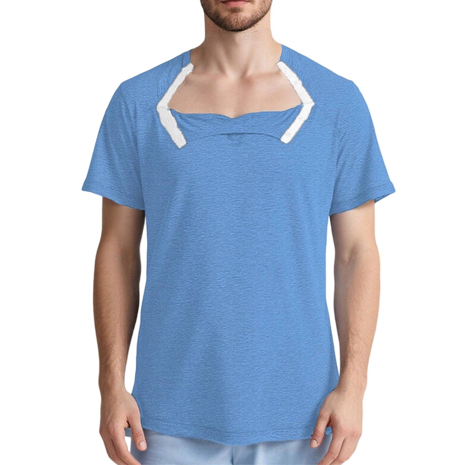 Men S Shoulder Recovery Shirt With Side Button Short Sleeved Top XL
Men S Shoulder Recovery Shirt With Side Button Short Sleeved Top XL