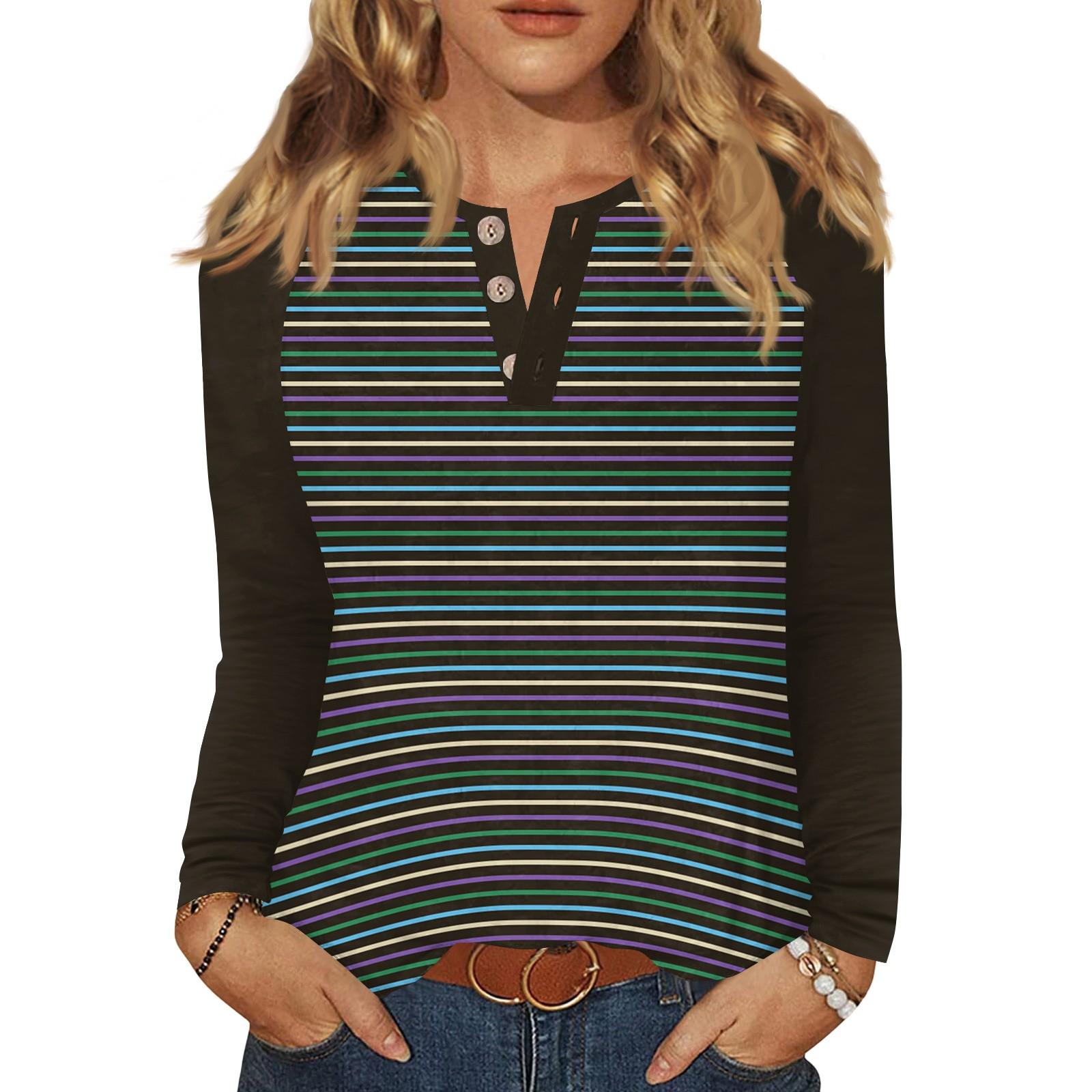 Женская футболка с принтом, на пуговицах, с длинным рукавом, повседневная, для выходных, модная, базовая, с V-образным вырезом, обычный топ M
Женская футболка с принтом, на пуговицах, с длинным рукавом, повседневная, для выходных, модная, базовая, с V-образным вырезом, обычный топ M