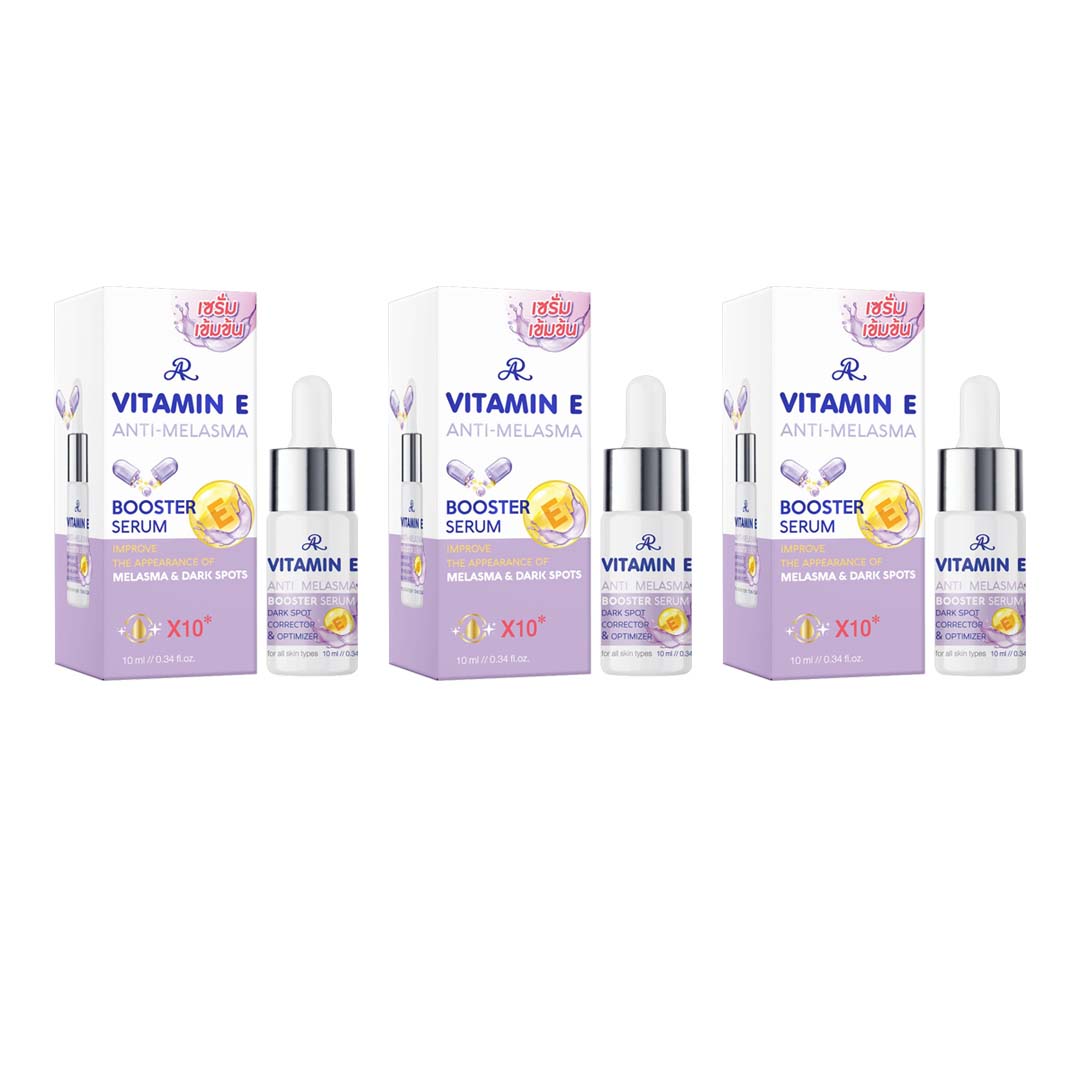 Aron Витамин E Антимелазменная сыворотка-бустер 10 мл 3pc
Aron Витамин E Антимелазменная сыворотка-бустер 10 мл 3pc