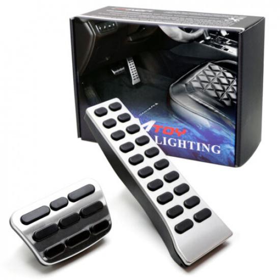 2pc Track Racing Silver Aluminum Foot Pedal Covers For Kia K7 Stinger K5 Optima
2pc Track Racing Silver Aluminum Foot Pedal Covers For Kia K7 Stinger K5 Optima