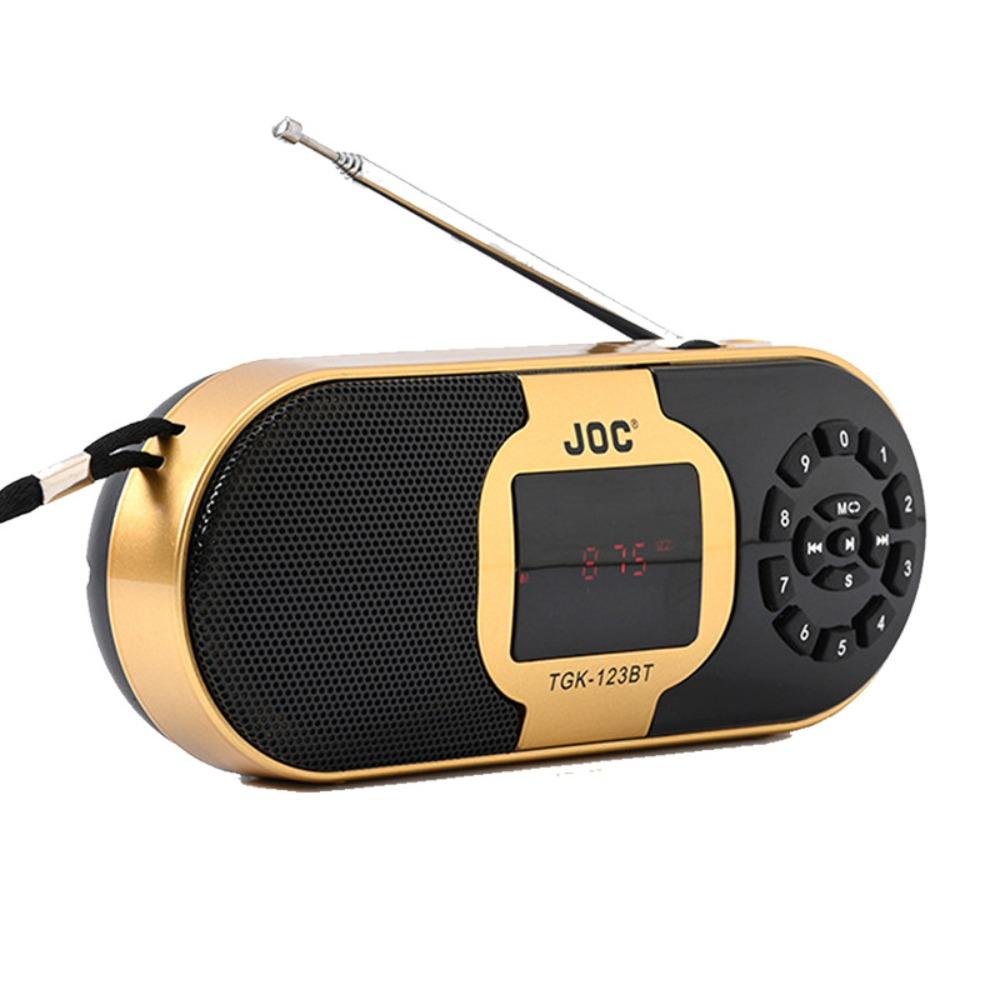 Цифрове портативне радіо FM Bluetooth-колонка з MP3-плеєром, підтримка TF-карти, USB-динамік, акумуляторна батарея, радіоприймач FM золотий
Цифрове портативне радіо FM Bluetooth-колонка з MP3-плеєром, підтримка TF-карти, USB-динамік, акумуляторна батарея, радіоприймач FM золотий