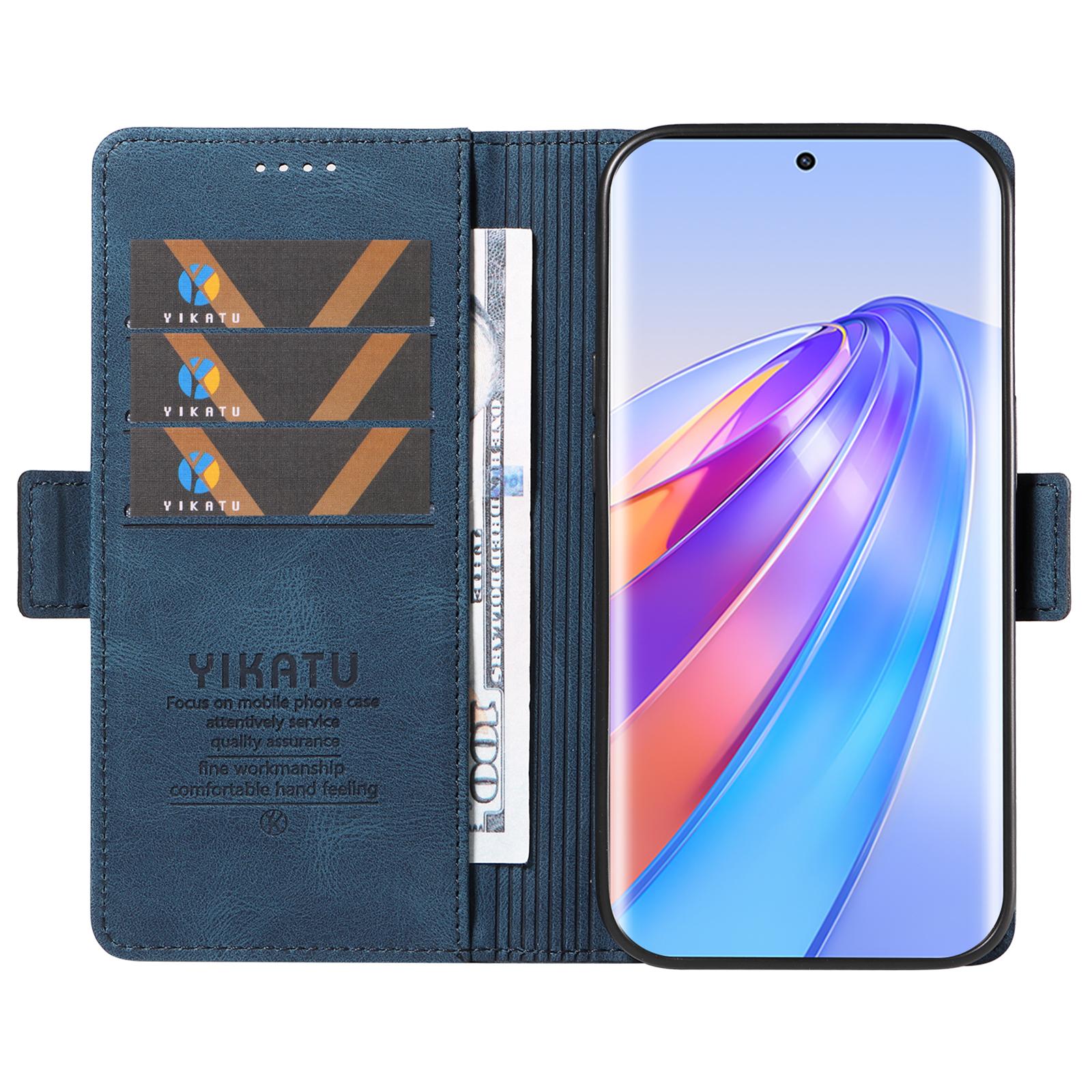 YIKATU YK-005 For Honor X40 5G/X9a 5G/Magic5 Lite 5G PU Leather Wallet Phone Case Stand Skin-touch Cover Blue
YIKATU YK-005 For Honor X40 5G/X9a 5G/Magic5 Lite 5G PU Leather Wallet Phone Case Stand Skin-touch Cover Blue