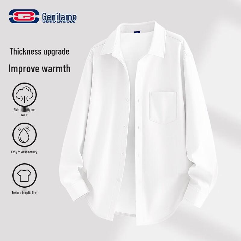 GENIOLAMODE Men s Fleece-Lined Oxford Long Sleeve Casual Shirt 2XL
GENIOLAMODE Men s Fleece-Lined Oxford Long Sleeve Casual Shirt 2XL