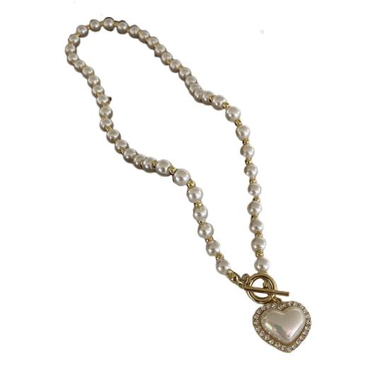 Ожерелье на ключицу, элегантное сердце, подвеска в форме ракушки, сладкий блестящий декоративный подарок для женщин, большой белый цвет
Ожерелье на ключицу, элегантное сердце, подвеска в форме ракушки, сладкий блестящий декоративный подарок для женщин, большой белый цвет