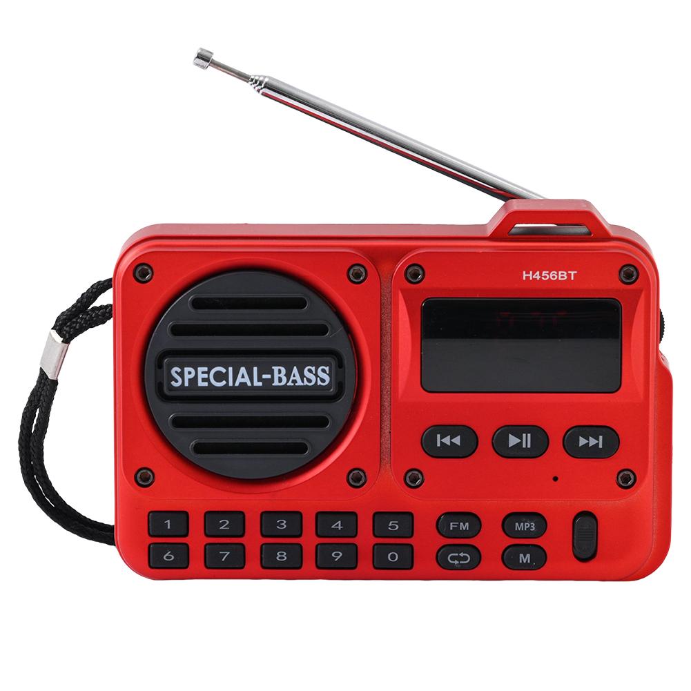 Portable Bluetooth Radio with Full Frequency Band and Full Channel Functions Card Insertion Radio with Automatic Channel Search червоний
Portable Bluetooth Radio with Full Frequency Band and Full Channel Functions Card Insertion Radio with Automatic Channel Search червоний