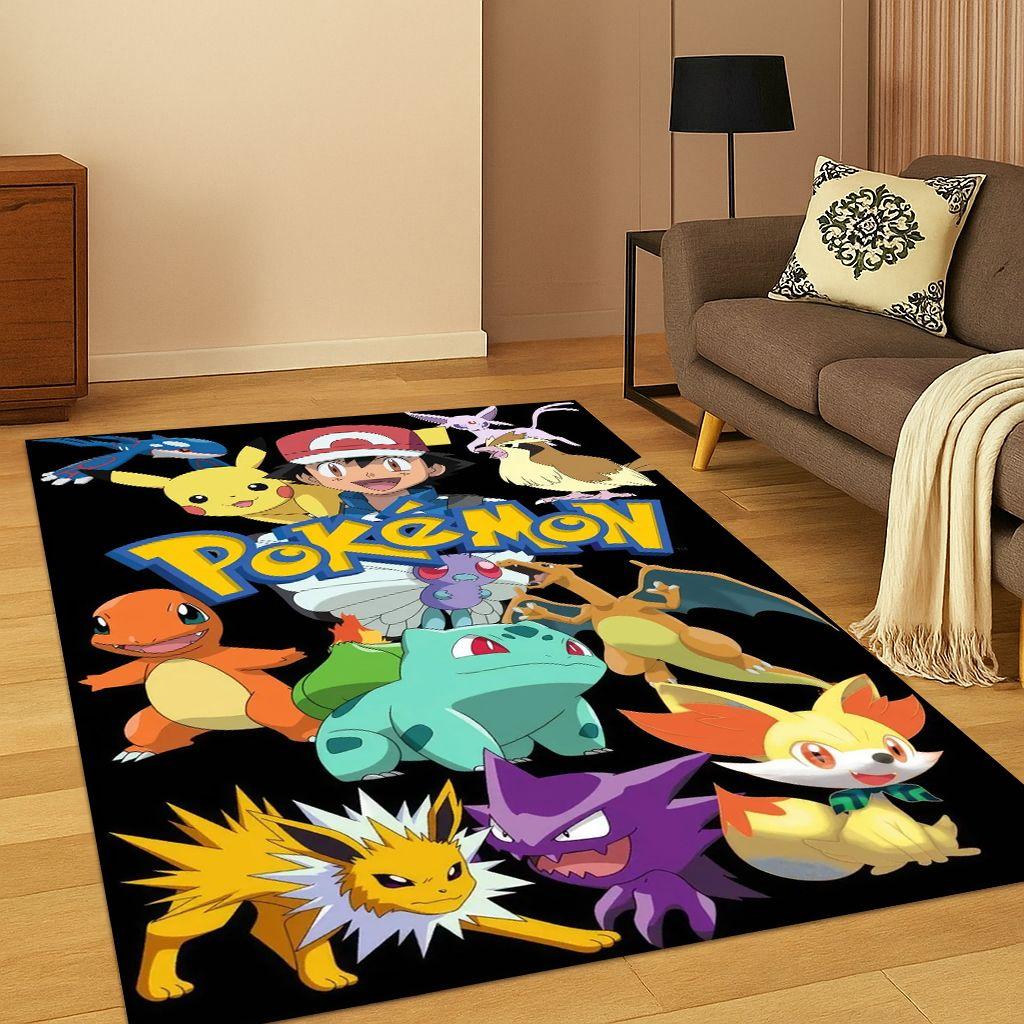 Pokemon Pikachu Elf Monster Cartoon Cute Child Carpet Rug for Playroom Living Room Bedroom Doormat Decor Non-slip Play Mat Gift 40x60cm
Pokemon Pikachu Elf Monster Cartoon Cute Child Carpet Rug for Playroom Living Room Bedroom Doormat Decor Non-slip Play Mat Gift 40x60cm