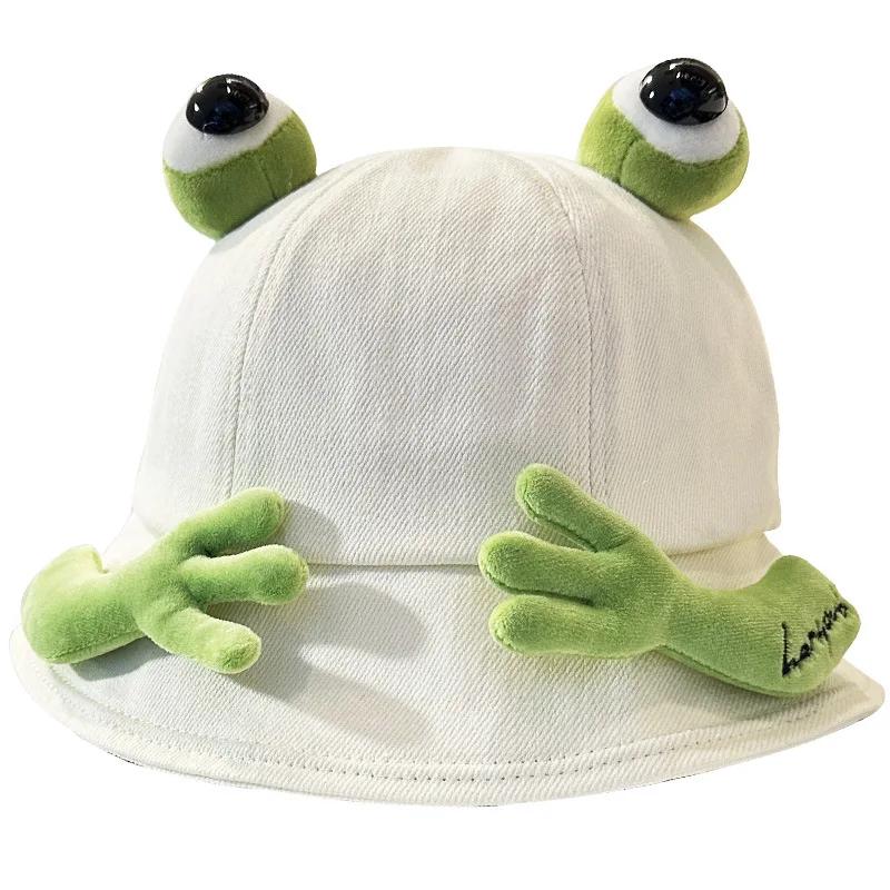 2025 New Cute Big Eyes Frog Bucket Hats Outdoor Foldable Sun Fishing Cap Women Lady Summer Cotton Wild Panama Hats 56-58cm бежевый
2025 New Cute Big Eyes Frog Bucket Hats Outdoor Foldable Sun Fishing Cap Women Lady Summer Cotton Wild Panama Hats 56-58cm бежевый