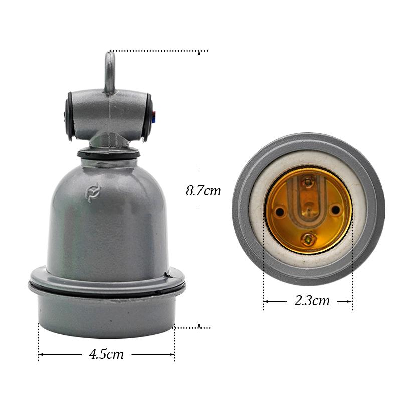 E27 Pet Reptile Heating Lamp Holder & Power Cord Control Switch Piglet Chicken Brooder Heating Spiral Light Socket
E27 Pet Reptile Heating Lamp Holder & Power Cord Control Switch Piglet Chicken Brooder Heating Spiral Light Socket