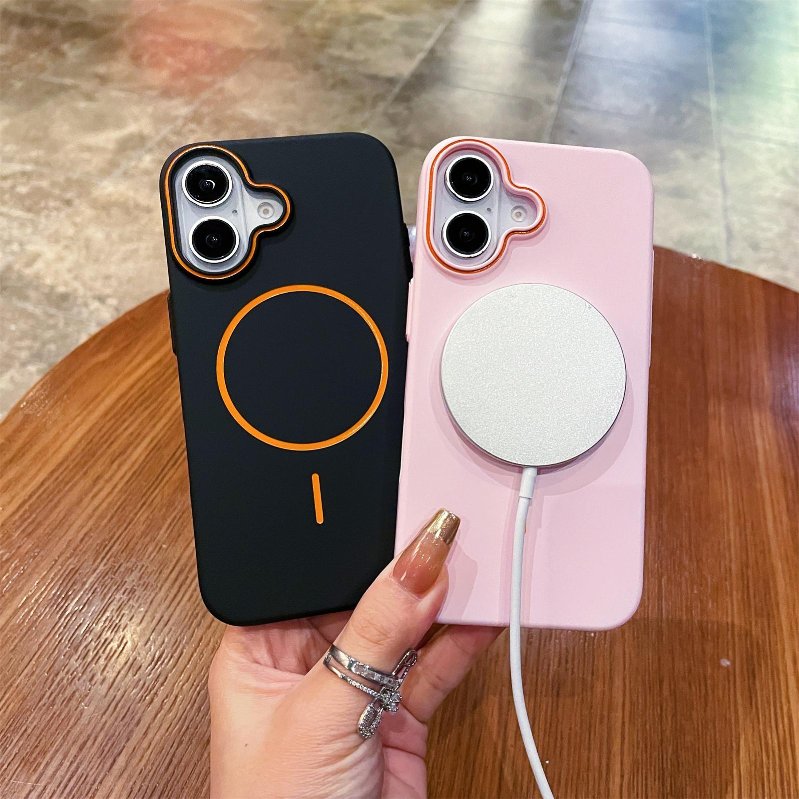 For iPhone 16 Plus Case Compatible with MagSafe Skin Touch Slim PC Phone Back Cover Black
For iPhone 16 Plus Case Compatible with MagSafe Skin Touch Slim PC Phone Back Cover Black