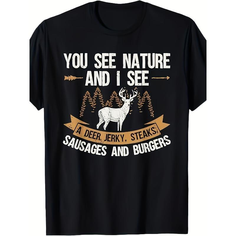 European sizes Men S Funny Hunting Graphic T-Shirt with Deer & Forest Design Casual Outdoor Tee for Men, Short Sleeve Round Neck Shirt for Men 4XL чорний
European sizes Men S Funny Hunting Graphic T-Shirt with Deer & Forest Design Casual Outdoor Tee for Men, Short Sleeve Round Neck Shirt for Men 4XL чорний