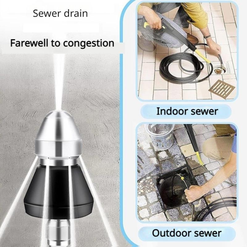 Car accessories - New1/4 Inch Stainless Steel Drain Cleaning Hose Pipe Jetter Head Cleaning Tool High Pressure Washer Sewer Jet Nozzle Tool cute
Car accessories - New1/4 Inch Stainless Steel Drain Cleaning Hose Pipe Jetter Head Cleaning Tool High Pressure Washer Sewer Jet Nozzle Tool cute
