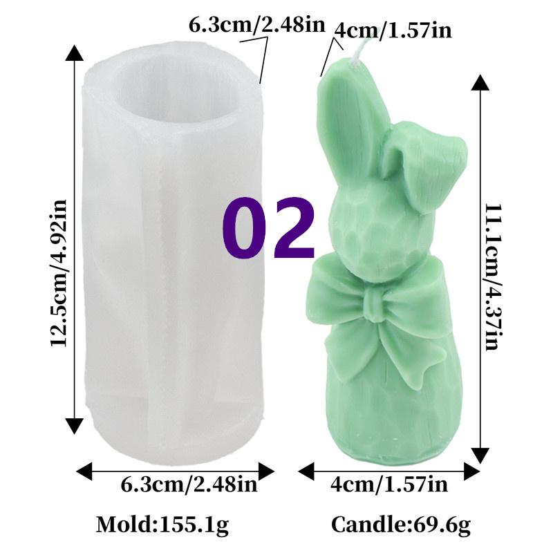 Easter Stragiht and Folded Bunnies Ear Basket Silicone Candle Mold DIY Faceless Rabbit Easter Egg Handmade Gift Sculpture Mold
Easter Stragiht and Folded Bunnies Ear Basket Silicone Candle Mold DIY Faceless Rabbit Easter Egg Handmade Gift Sculpture Mold