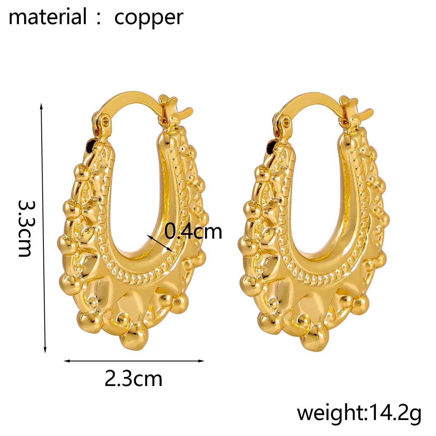 CARLIDANA Vintage Non Tarnish Womens Earrings Stainless Steel Waterproof Hypoallergenic Spikes Beads Fashion Hoop Earring
CARLIDANA Vintage Non Tarnish Womens Earrings Stainless Steel Waterproof Hypoallergenic Spikes Beads Fashion Hoop Earring