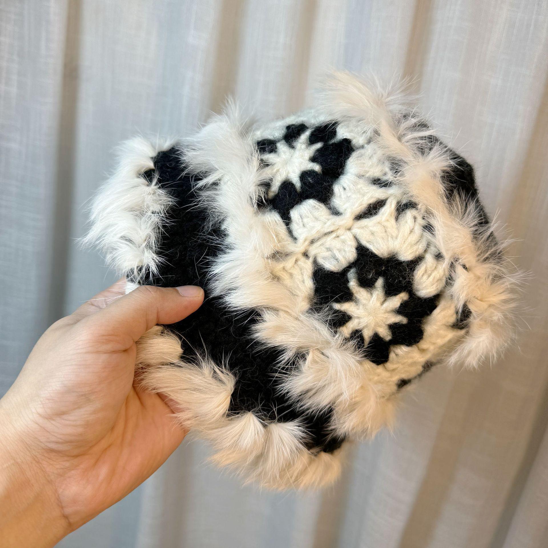 Новая атмосферная шапка-снежинка Осень и зима Кроличий мех Шапка-рыбак Женская теплая вязаная шерстяная шапка Плюшевая шапка Шляпа-ведро one size
Новая атмосферная шапка-снежинка Осень и зима Кроличий мех Шапка-рыбак Женская теплая вязаная шерстяная шапка Плюшевая шапка Шляпа-ведро one size